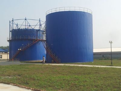 美泉環保,1000立方沼氣發酵罐 